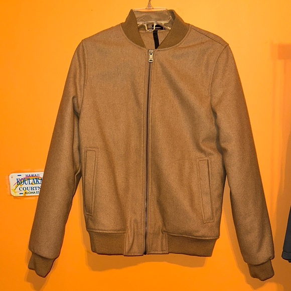 Tommy Hilfiger Tan Bomber Jacket - Picture 3 of 4